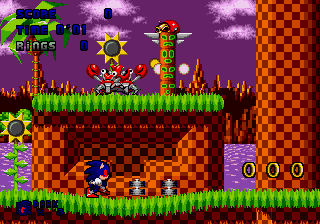 Dark Sound the Hedgehog (Sonic 1 hack) Screenshot 1